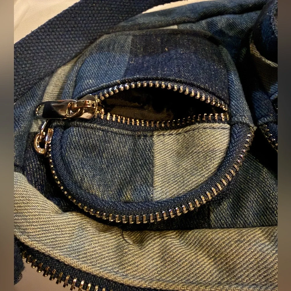 Wild Fable Patchwork Denim Crossbody Bag - Picture 4 of 5